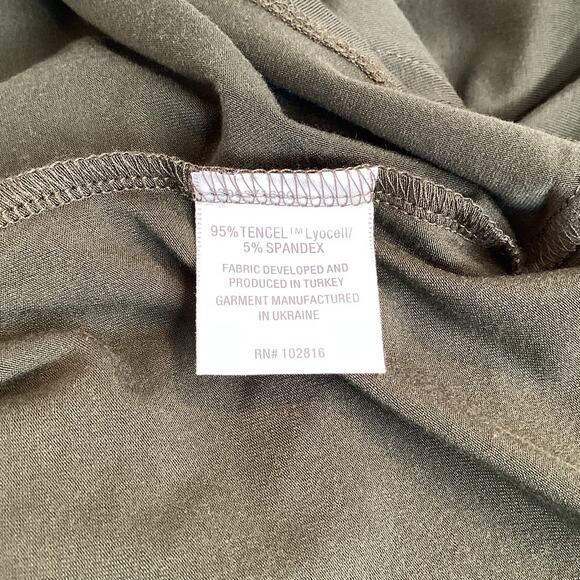 NWT Garnet Hill Luna-Lace Inset Sheath Dress XS Green Stretch Pockets Zip Accent - Picture 10 of 16